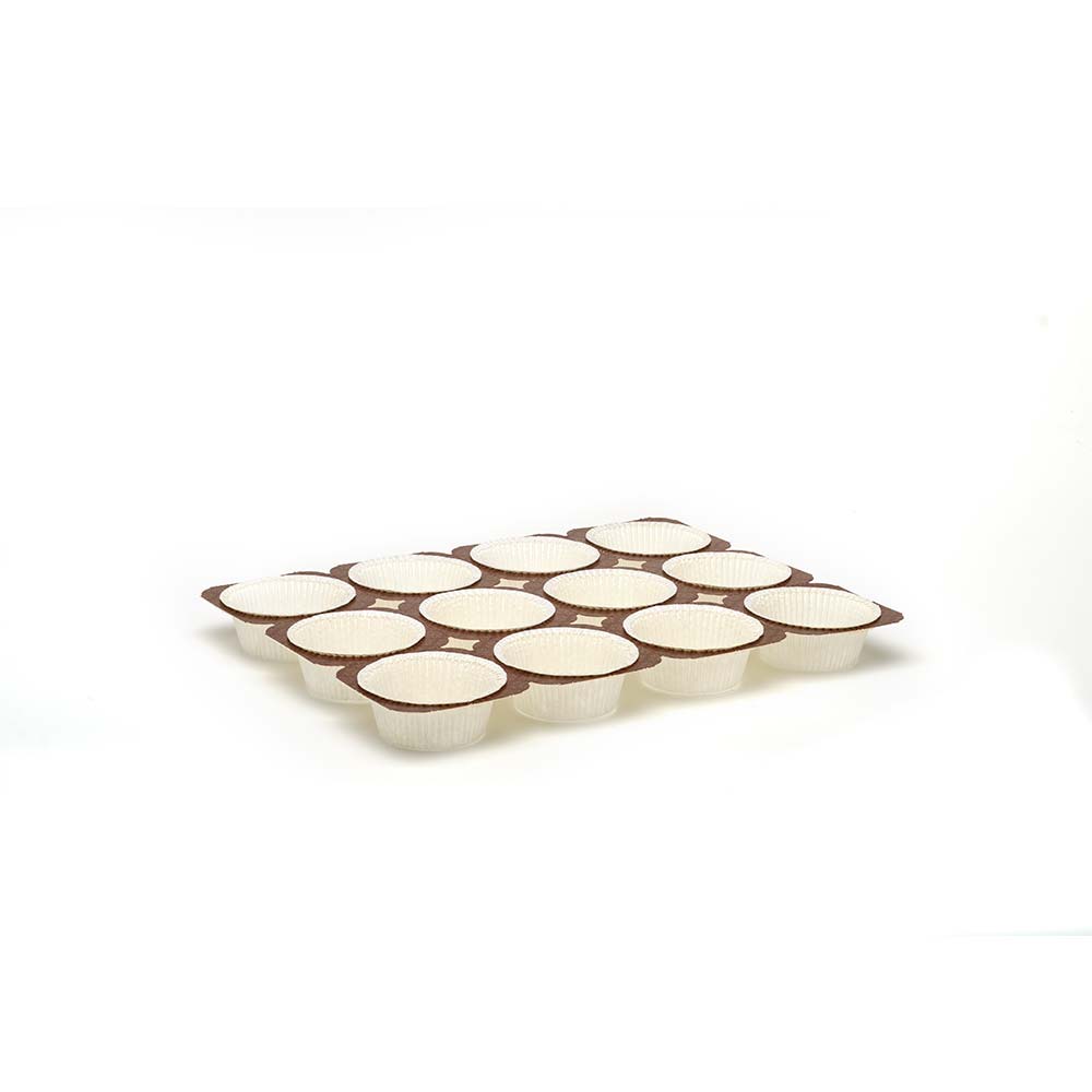 TEGLIE MUFFINS 2 OZ 2x2, Cardboard muffin tray