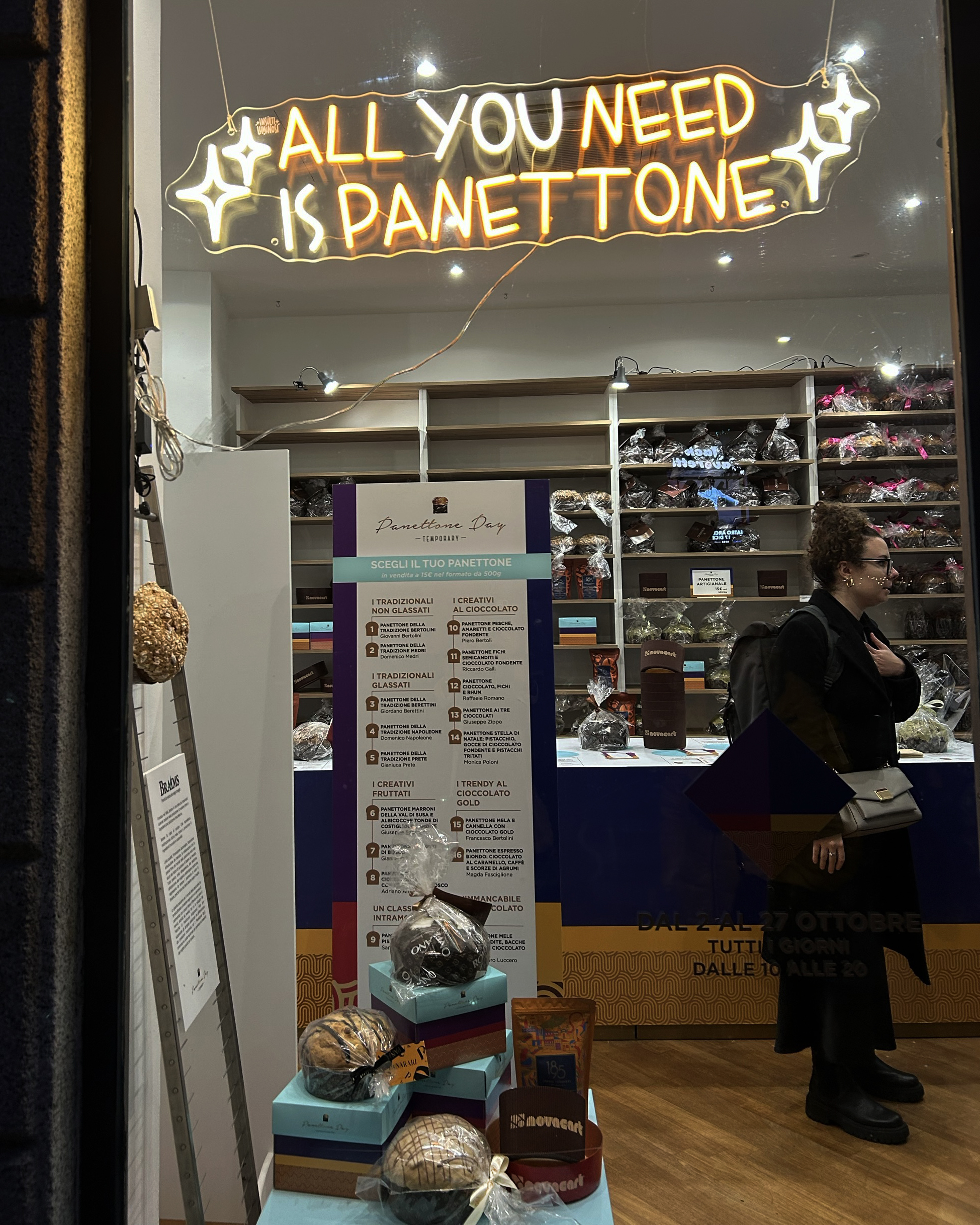 Panettone Day Temporary Store Entrance