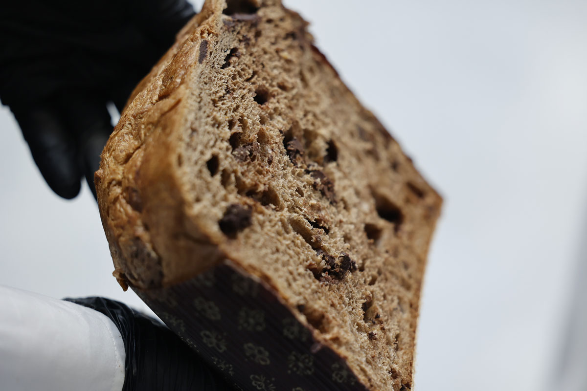 Panettone con forma di cottura Novacart