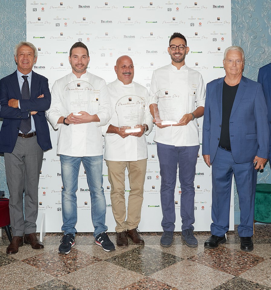 Panettone Day winners with Iginio Massari