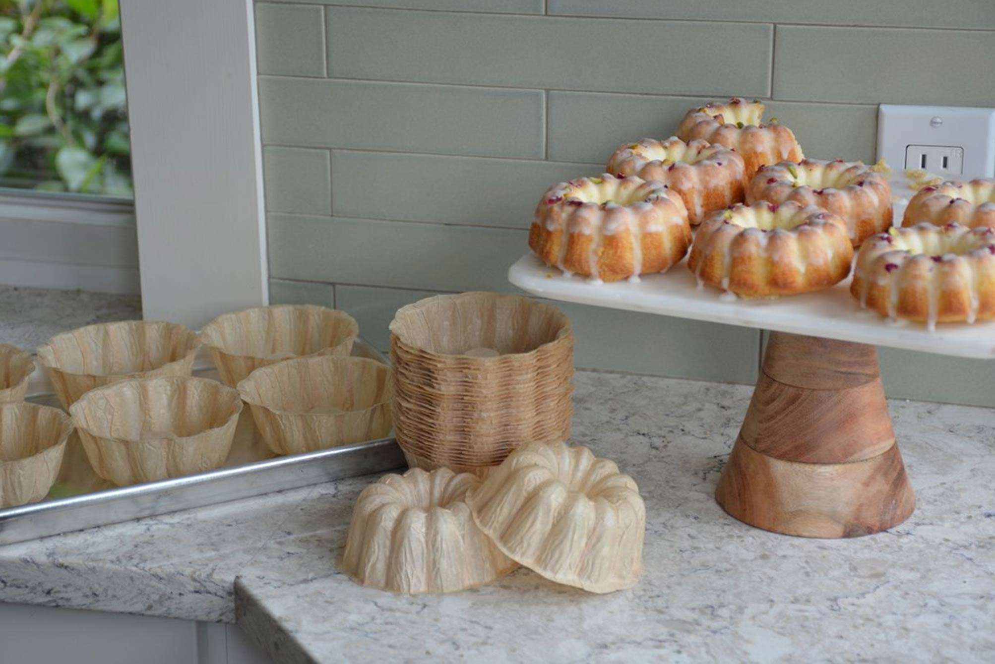 Paper Mini Bundt Cake Molds