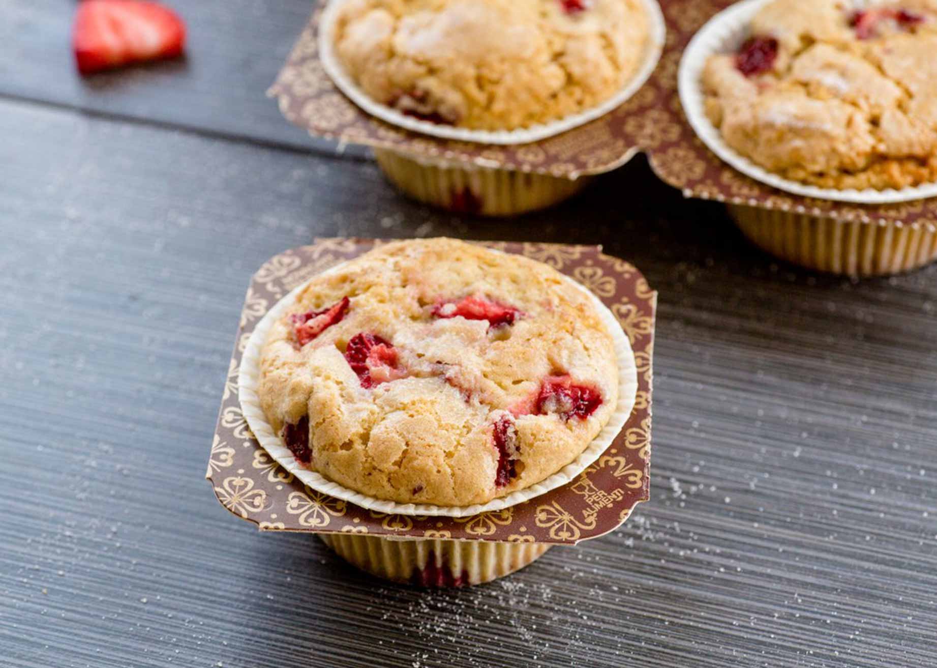 Teglia NTS Novacart muffin alle fragole