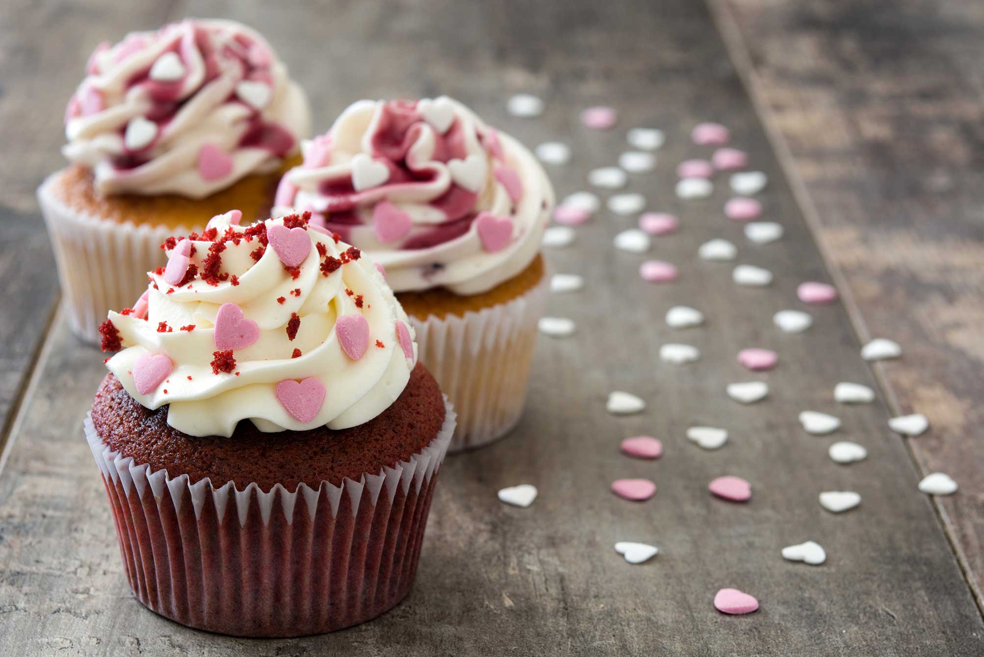 Valentine Day cupcakes with RD Novacart baking cups