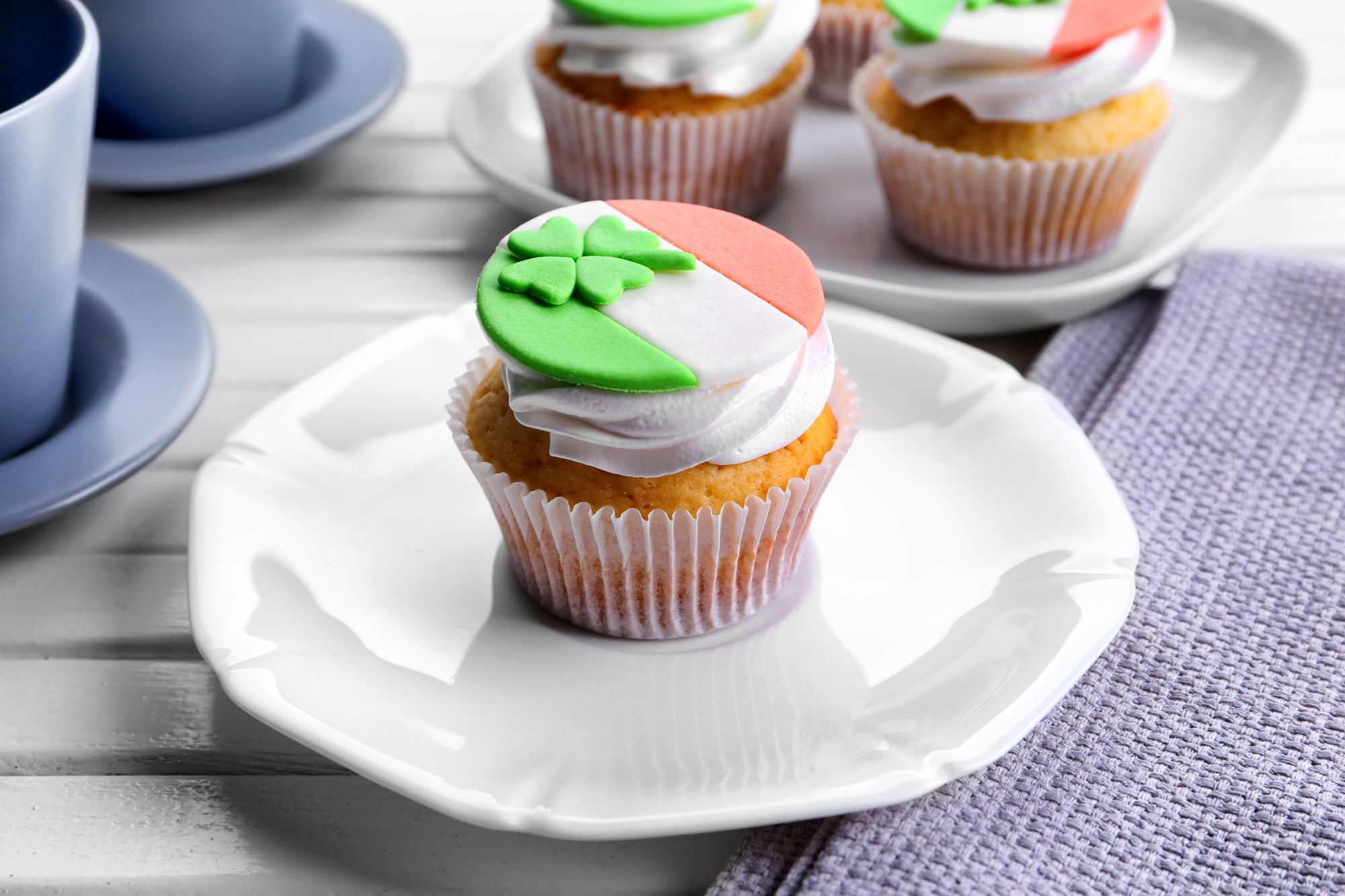 cupcake crema irlandese per san patrizio