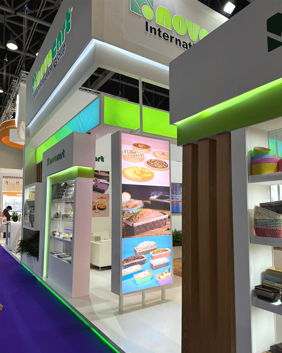 Novacart's booth at Gulfood Manufacturing 2024