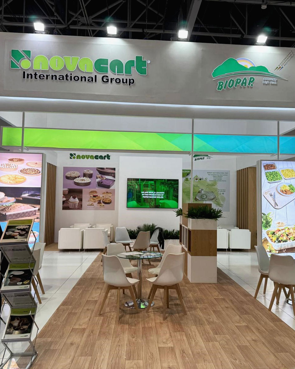 Novacart's booth at Gulfood Manufacturing 2024