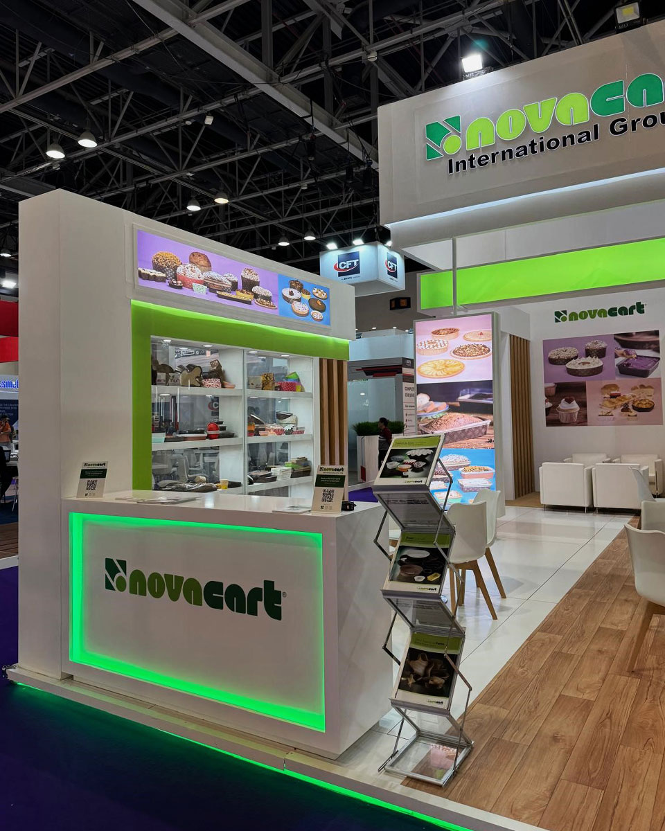 Novacart's booth at Gulfood Manufacturing 2024