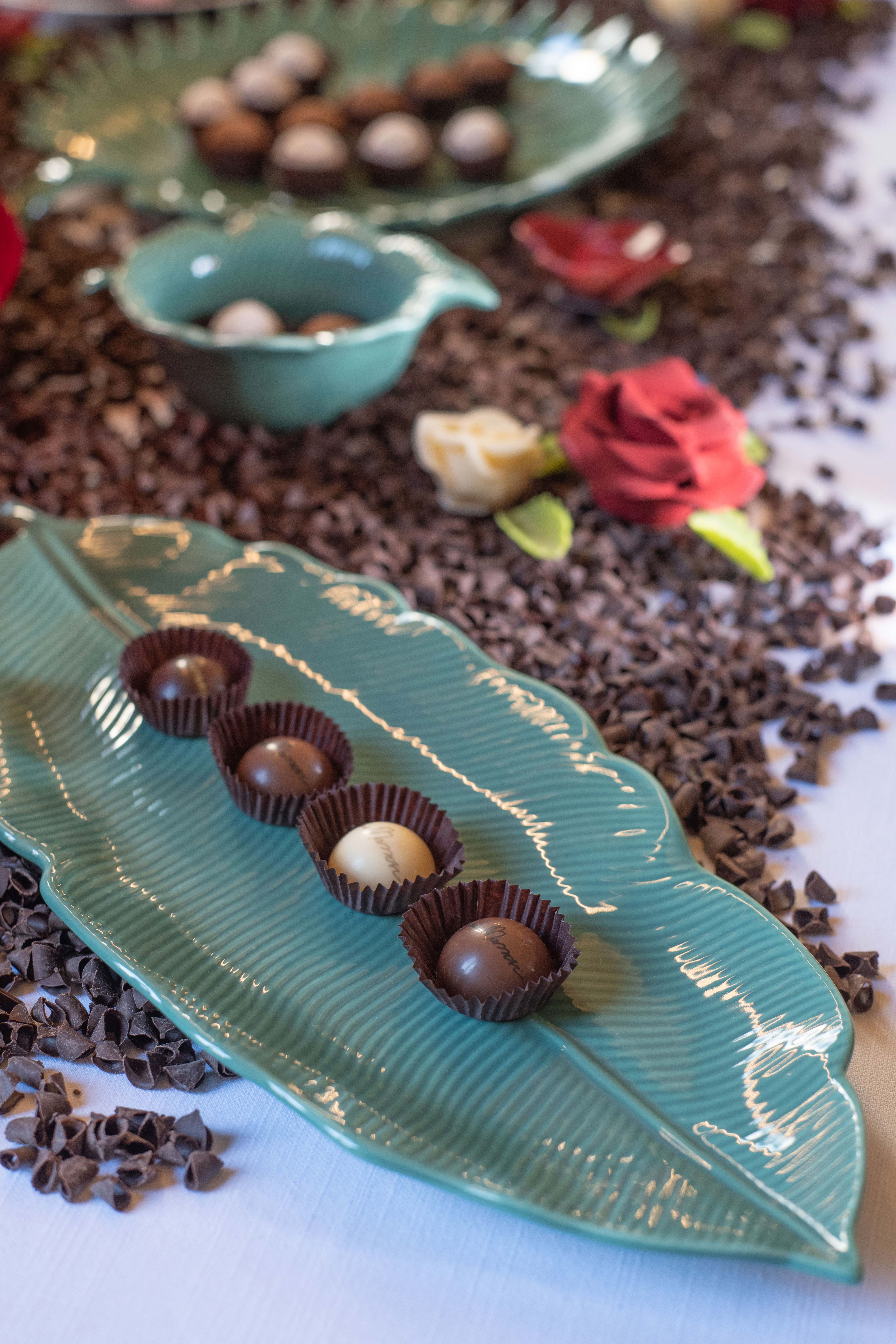 Chocolates at Chocolove table