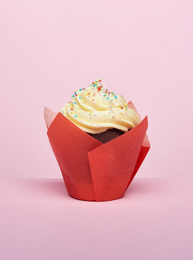 Muffin baked in a Novacart Tulip Cup