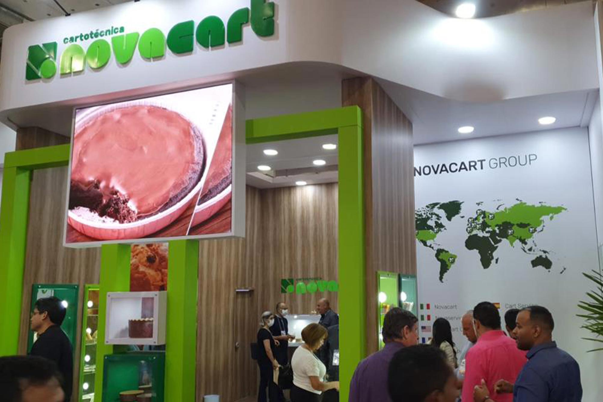 Novacart Brazil stand at Fipan fair