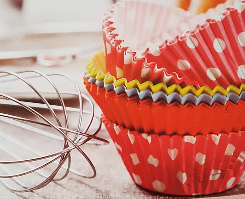 Cart Service baking cups for professionals