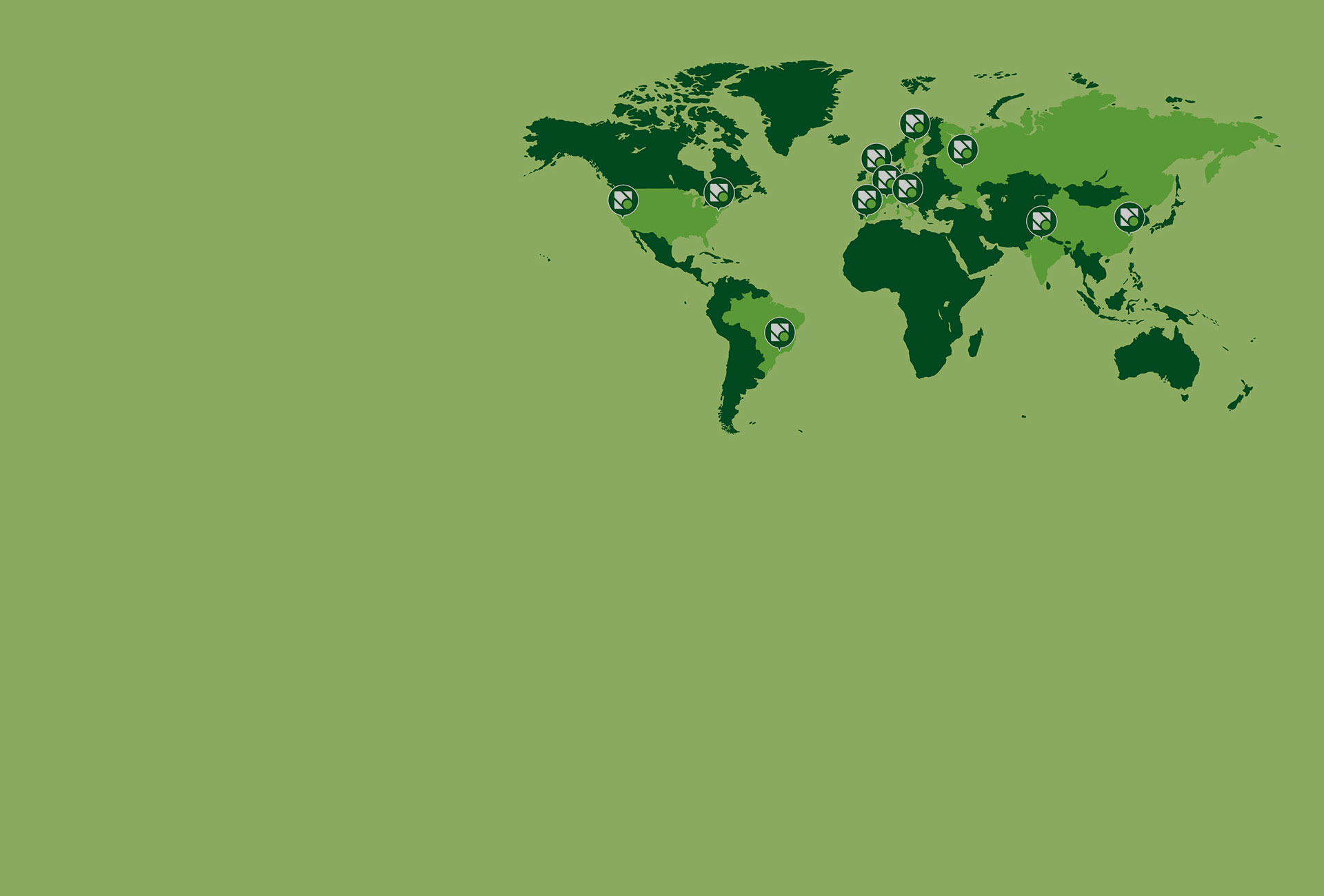 Novacart Group world map