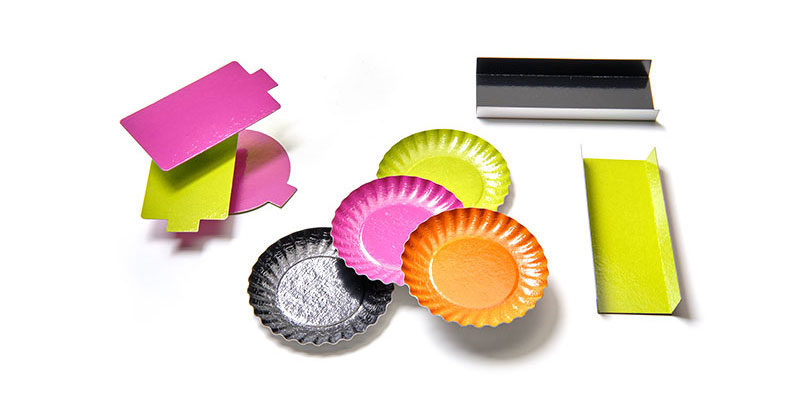 Nordia cardboard dishes and supports