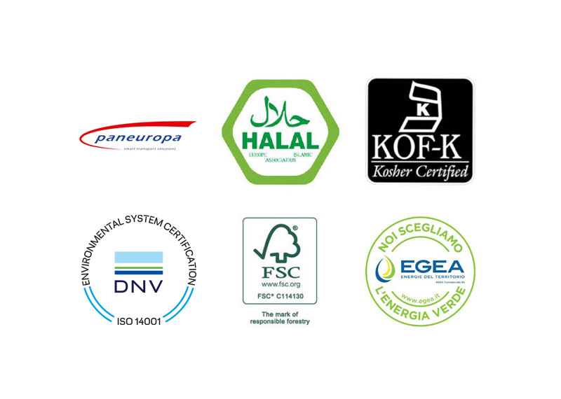 Novacart certifications logos