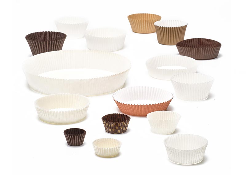 Novacart paper baking molds and cups